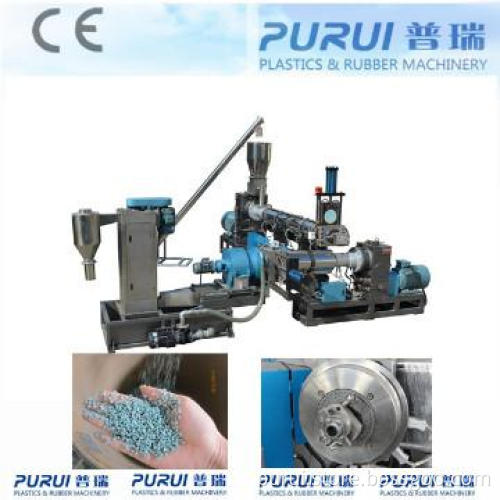 two stage plastic regranulation line
